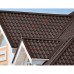 Планка конька плоского 120х120х2000-0,5 Norman RAL8017