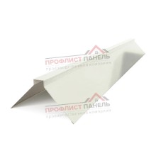 Планка конька плоского 120х120х2000-0,5 Norman RAL9003