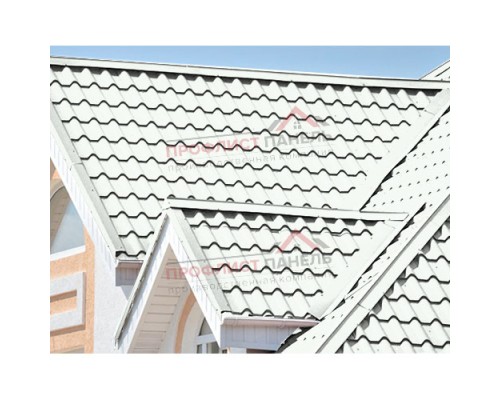 Планка конька плоского 120х120х2000-0,5 Norman RAL9003 Планка конька плоского 120х120х2000-0,5 Norman RAL9003