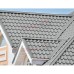 Планка конька плоского 120х120х2000-0,5 Norman RAL9006