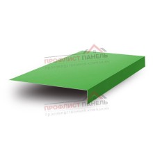 Планка карнизного свеса 200х30х2000-0,5 Norman RAL6018