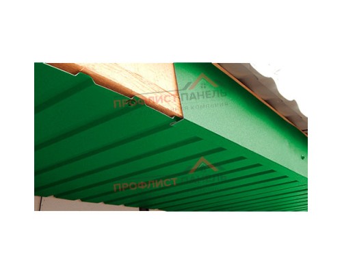 Планка карнизного свеса 200х30х2000-0,5 Norman RAL6018