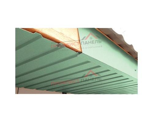 Планка карнизного свеса 200х30х2000-0,5 Norman RAL6019