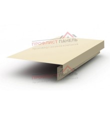 Планка карнизного свеса сложная 185х50х2000-0,5 Norman RAL1015