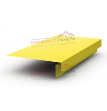 Планка карнизного свеса сложная 185х50х2000-0,5 Norman RAL1018