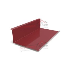 Планка примыкания нижняя 250х122х2000-0,5 Norman RAL3011
