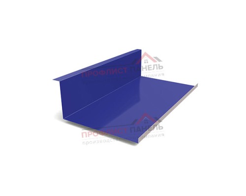 Планка примыкания нижняя 250х122х2000-0,5 Norman RAL5002 Планка примыкания нижняя 250х122х2000-0,5 Norman RAL5002