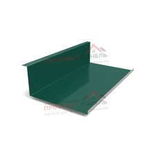 Планка примыкания нижняя 250х122х2000-0,5 Norman RAL6005