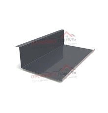 Планка примыкания нижняя 250х122х2000-0,5 Norman RAL7024