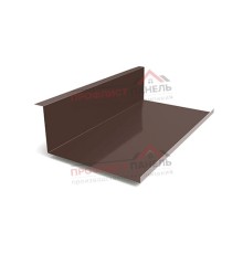 Планка примыкания нижняя 250х122х2000-0,5 Norman RAL8017