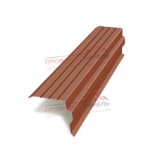 Планка торцевая 90х115х2000-0,5 Norman RAL8004
