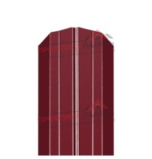 Евроштакетник М - образный, 100 мм, ПЭ, толщина 0,35 мм