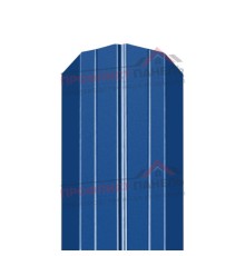 Евроштакетник М - образный, 100 мм, ПЭ, толщина 0,4 мм