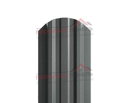 Штакетник металлический LIGHT-O 16,5х99-0.45 Полиэстер RAL7005 Штакетник металлический LIGHT-O 16,5х99-0.45 Полиэстер RAL7005