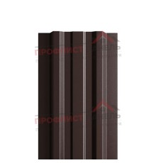 Штакетник металлический LIGHT-T 16,5х99-0.5 PURMAN RAL8017