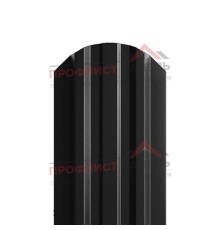Штакетник металлический LIGHT-O 16,5х99-0.45 Viking RAL9005-0.45)