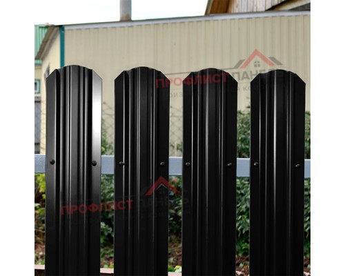 Штакетник металлический LIGHT-O 16,5х99-0.5 Viking E RAL9005