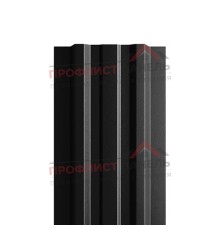 Штакетник металлический LIGHT-T 16,5х99-0.5 PURMAN RAL9005