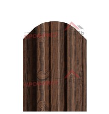 Штакетник металлический GOOD-O 16,5х118-0.5 ECOSTEEL _МАД МореныйДуб
