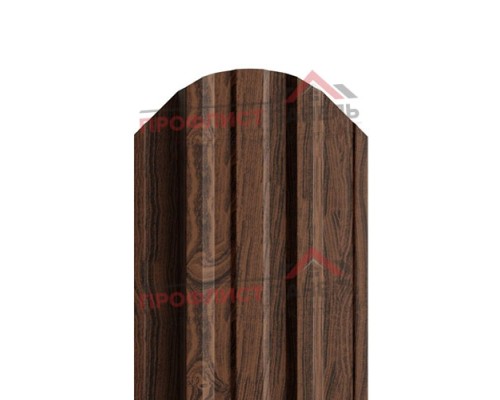 Штакетник металлический GOOD-O 16,5х118-0.5 ECOSTEEL_MA МореныйДуб