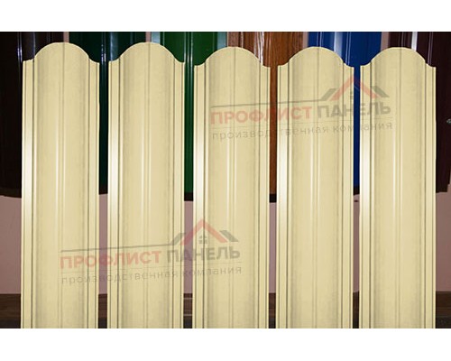 Штакетник металлический EVO-O 19х126-0.45 Полиэстер RAL1014