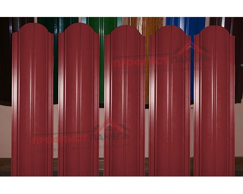 Штакетник металлический EVO-O 19х126-0.45 Viking RAL3011-0.45)