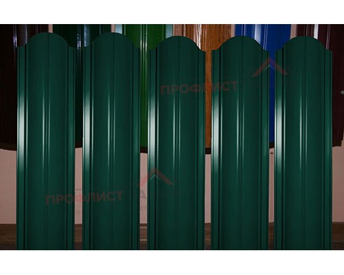 Штакетник металлический EVO-O 19х126-0.5 Viking E RAL6005