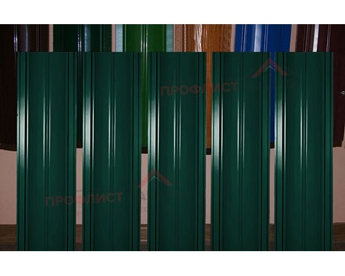 Штакетник металлический EVO-T 19х126-0.5 Призма RAL6005