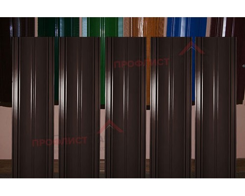 Штакетник металлический EVO-T 19х126-0.5 PURETAN RAL8017