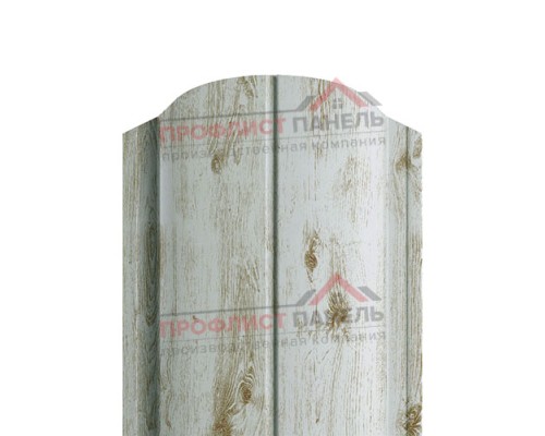 Штакетник металлический EVO-O 19х126-0.5 ECOSTEEL _MA Беленый Дуб