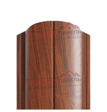 Штакетник металлический EVO-O 19х126-0.5 ECOSTEEL_MA МореныйДуб