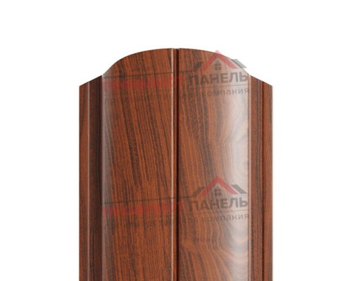 Штакетник металлический EVO-O 19х126-0.5 ECOSTEEL МореныйДуб