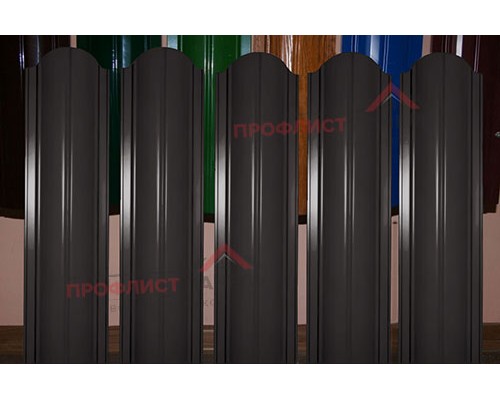 Штакетник металлический EVO-O 19х126-0.5 Viking E RAL8019