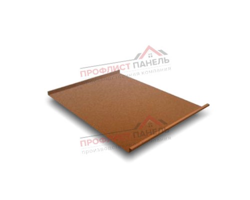 Фальц двойной стоячий 0,5 Quarzit с пленкой на замках Cuprum Steel. Фальц двойной стоячий 0,5 Quarzit с пленкой на замках Cuprum Steel.