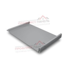 Кликфальц 0,5 Satin с пленкой на замках RAL 7004 сигнальный серый
