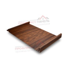 Кликфальц 0,45 Print Twincolor с пленкой на замках Choco Wood Кликфальц 0,45 Print Twincolor с пленкой на замках Choco Wood