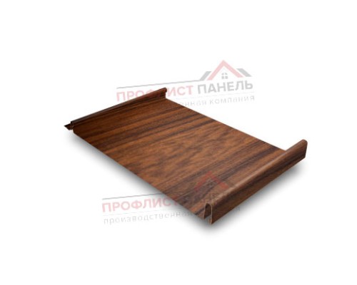 Кликфальц 0,45 Print Twincolor с пленкой на замках Choco Wood Кликфальц 0,45 Print Twincolor с пленкой на замках Choco Wood