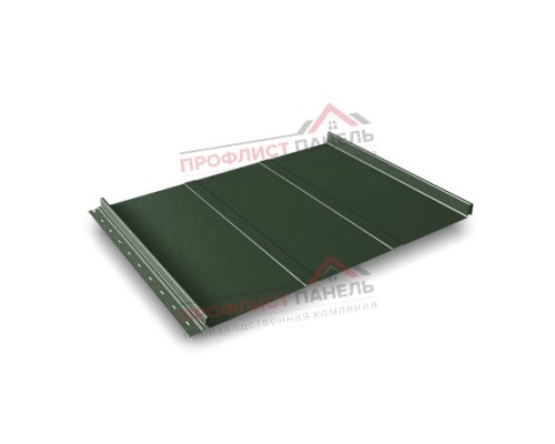 Кликфальц Line 0,5 Velur20 с пленкой на замках RAL 6020 хромовая зелень Кликфальц Line 0,5 Velur20 с пленкой на замках RAL 6020 хромовая зелень