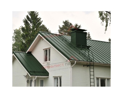 Кликфальц Line 0,5 Velur20 с пленкой на замках RAL 6020 хромовая зелень Кликфальц Line 0,5 Velur20 с пленкой на замках RAL 6020 хромовая зелень