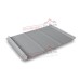 Кликфальц Line 0,5 Satin с пленкой на замках RAL 7004 сигнальный серый