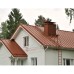 Кликфальц Line 0,5 Satin с пленкой на замках RAL 8004 терракота
