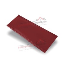 Кликфальц mini 0,5 Satin с пленкой на замках RAL 3011 коричнево-красный