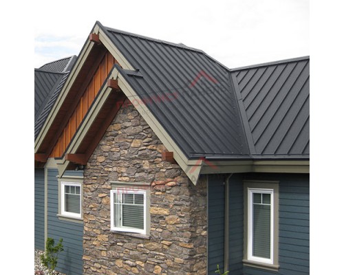 Кликфальц mini 0,5 Velur20 с пленкой на замках RAL 7024 мокрый асфальт