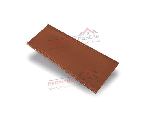 Кликфальц mini 0,45 Drap с пленкой на замках RAL 8004 терракота Кликфальц mini 0,45 Drap с пленкой на замках RAL 8004 терракота