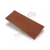 Кликфальц mini 0,45 Drap с пленкой на замках RAL 8004 терракота