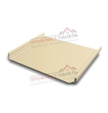 Кликфальц Pro 0,5 Satin с пленкой на замках RAL 1015 светлая слоновая кость