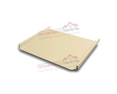Кликфальц Pro 0,5 Satin с пленкой на замках RAL 1015 светлая слоновая кость