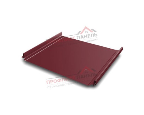 Кликфальц Pro 0,45 Drap с пленкой на замках RAL 3005 красное вино