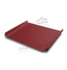 Кликфальц Pro 0,5 Satin с пленкой на замках RAL 3011 коричнево-красный