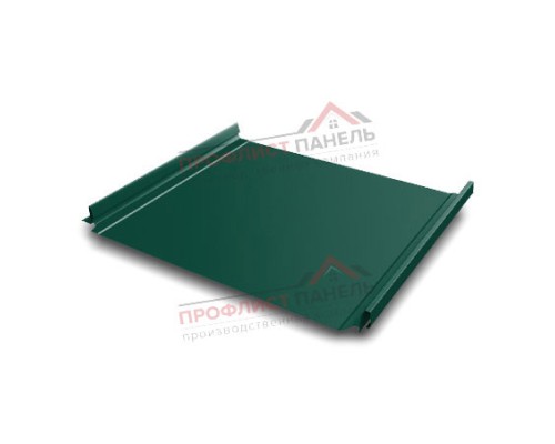 Кликфальц Pro 0,5 Quarzit lite с пленкой на замках RAL 6005 зеленый мох